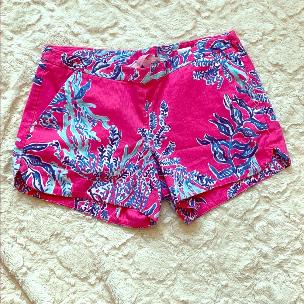 Lilly Pulitzer Pink Multicolor Printed Women’s Shorts